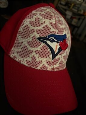 Toronto Blue Jays Red Mesh Baseball Cap
